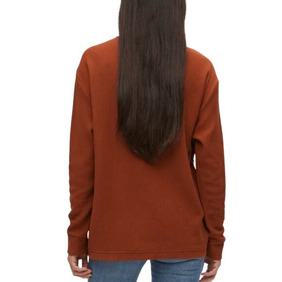 Michael Stars Los Angeles I Donna Tunic Rustique Ribbed Knit Turtleneck Top - S - Picture 3 of 10